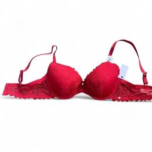 Lucky Brand Red Lace Bra New with Tags